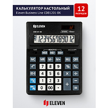 Калькулятор настольный Eleven "CDB1201-BK", 12-разрядный, черный