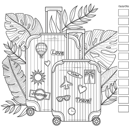 Раскраска антистресс "Love Travel" (улочка Италии) - 4