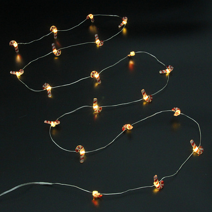 Гирлянда LED "Карамелька", 3x1,9см, 2 м, теплый белый  - 6