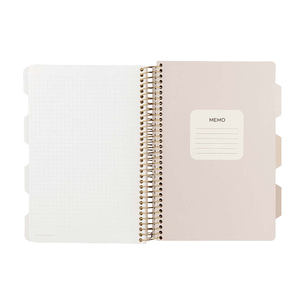 Книга записная "Carrarra", A5, 200 листов, клетка, линейка, точка, фиолетовый - 6