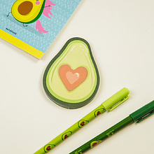 Бумага для заметок "Avocado", 83x60 мм, 50 листов, разноцветный