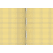 Тетрадь "Smart paper. No 4", А4, 80 листов, клетка, желтый