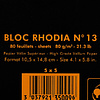 Блокнот "Rhodia", A6, 80 листов, клетка, черный - 2