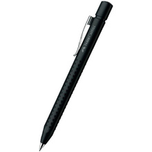 Ручка шариковая автоматическая "Faber-Castell Grip 2011", 0.7 мм, черный, стерж. синий
