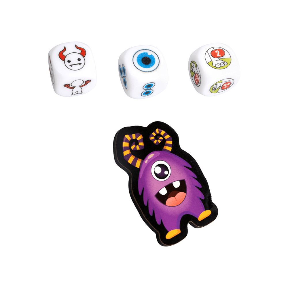 Игра настольная "Поймай монстрика", деревянные фишки - 4