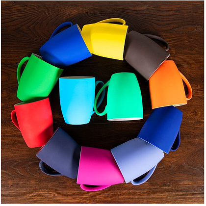 Кружка "Sweet", фарфор., 350 мл., светло-зеленый - 2