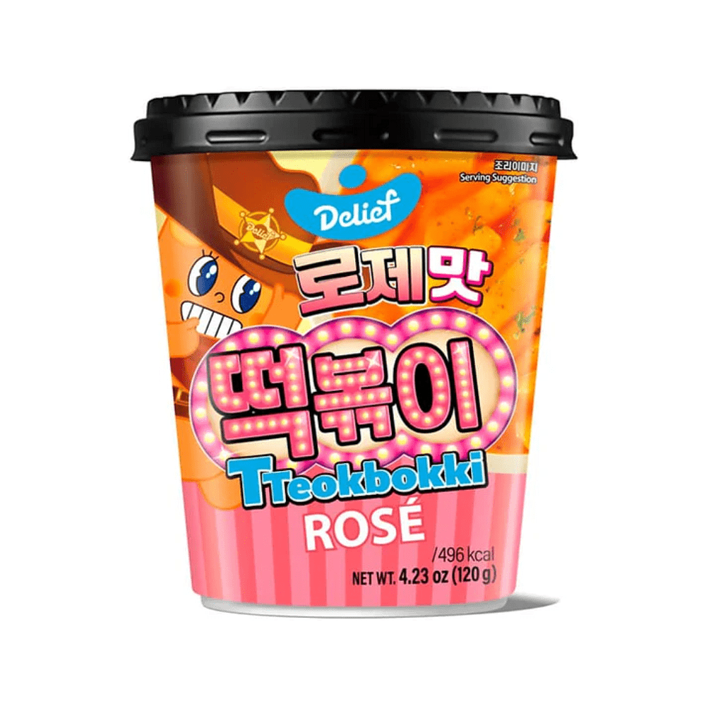 Токпокки "DELIEF. Tteokbokki Rose", с соусом Розé, 120 гр