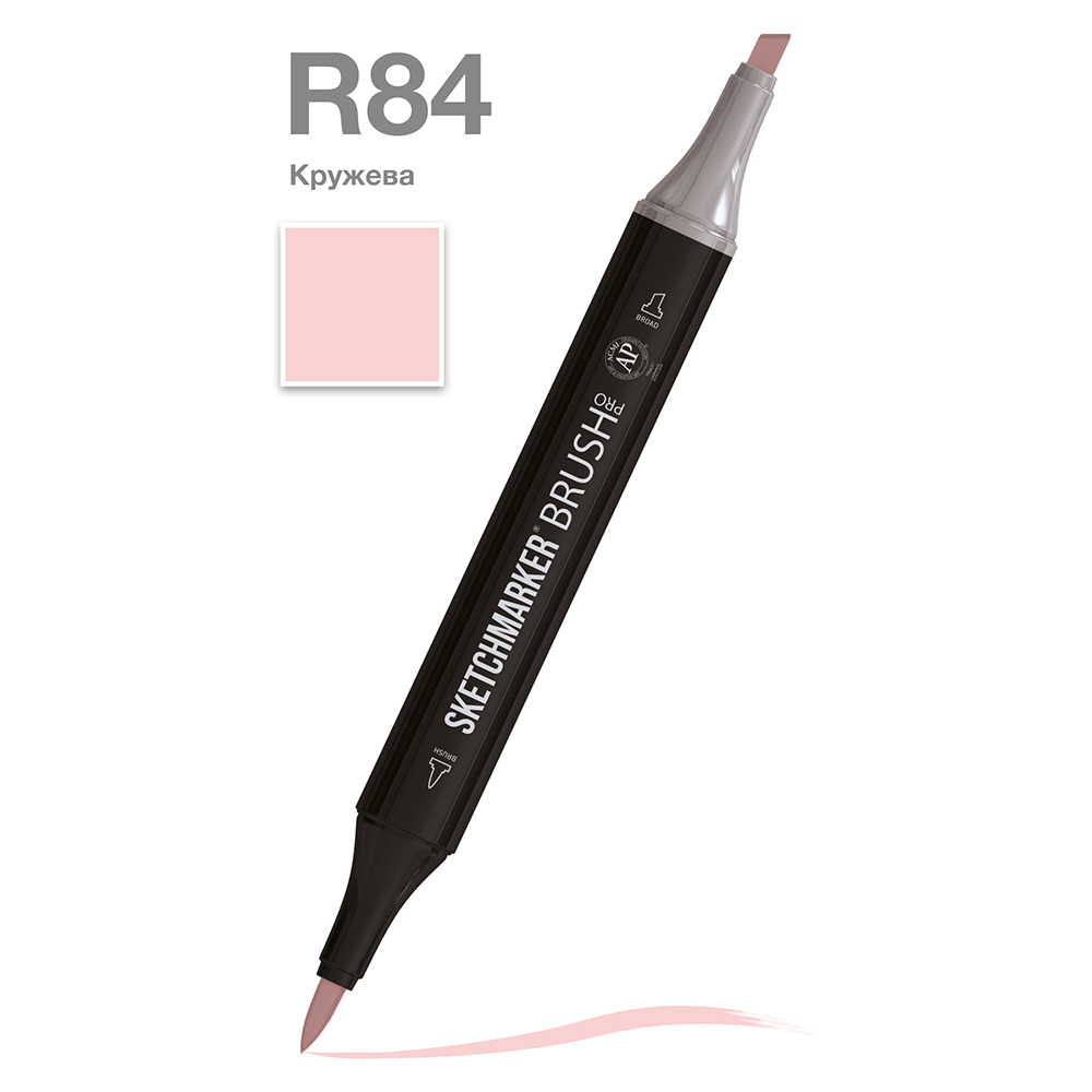 Маркер перманентный двусторонний "Sketchmarker Brush", R84 кружева