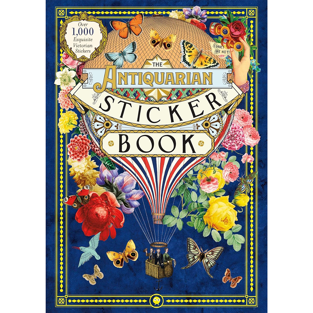Книга на английском языке "The Antiquarian Sticker Book: An Illustrated Compendium of Adhesive Ephemera", Odd Dot
