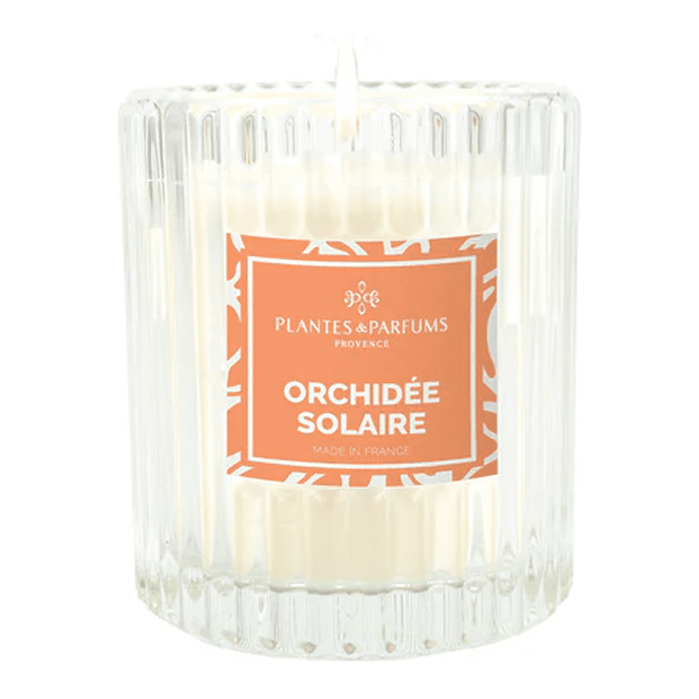 Свеча ароматическая PLANTES&PARFUMS "Orchidée Solaire", 180 гр., подарочная упаковка
