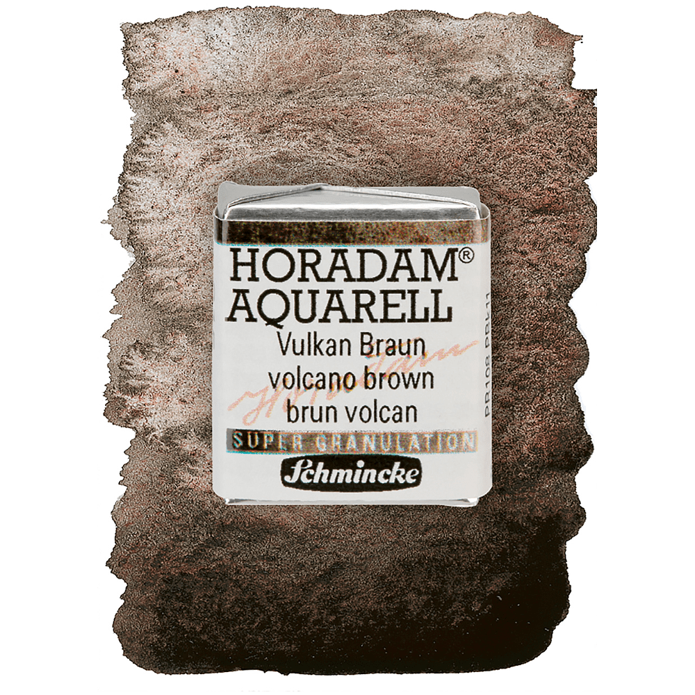 Краски акварельные "Schmincke Horadam", 915 коричневый volcano, полукювета