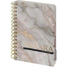 Книга записная "Каррара", А5, 150х210 мм, 120 листов, белый