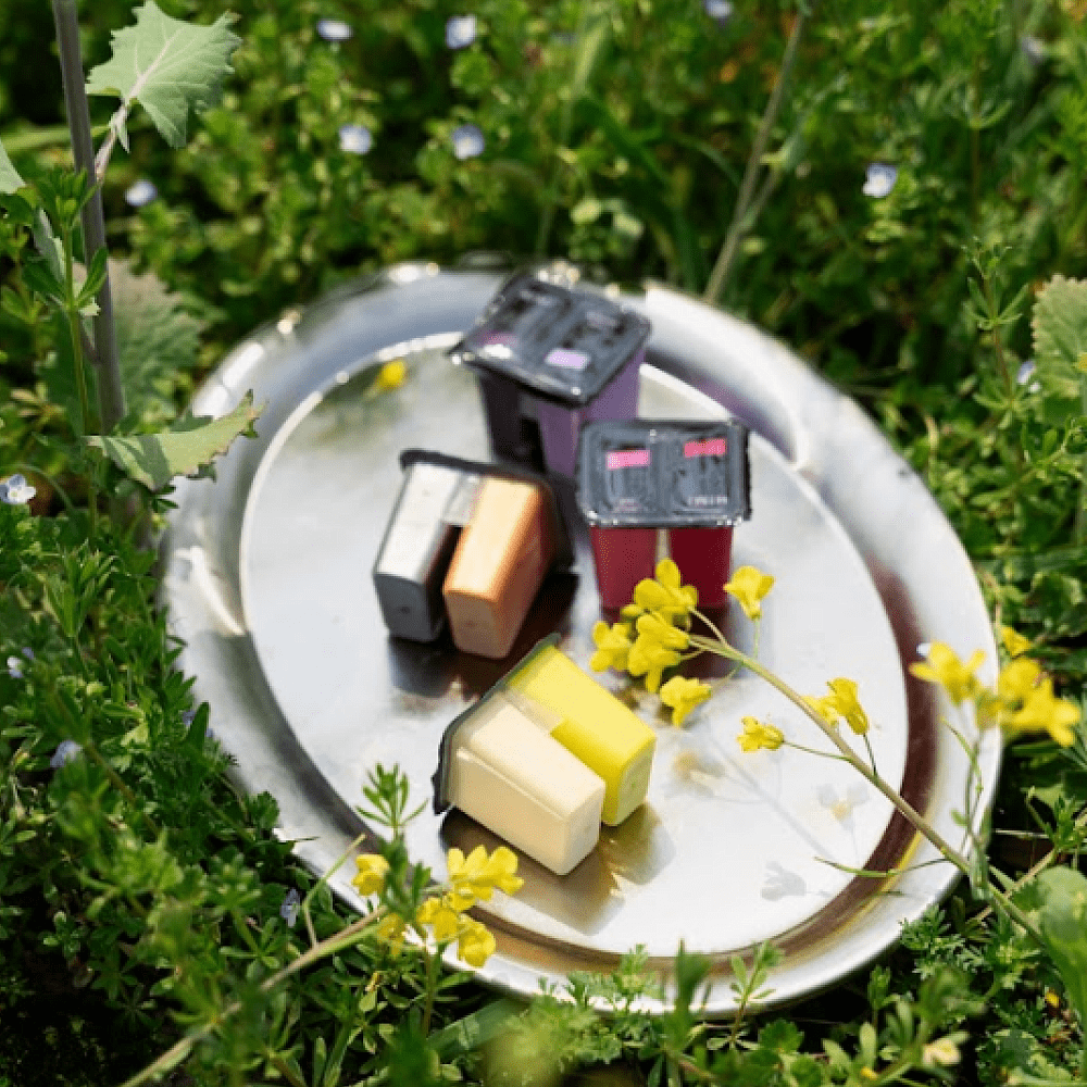 Краски акриловые"Himi Jelly Cup", набор 36 цветов, 12 мл, кювета - 21