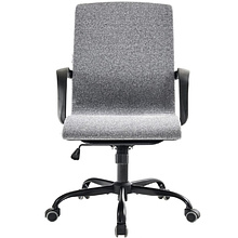 Кресло для персонала EVERPROF "Zero", ткань, металл, серый