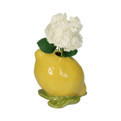 Ваза "Lemon", керамика, желтый - 3