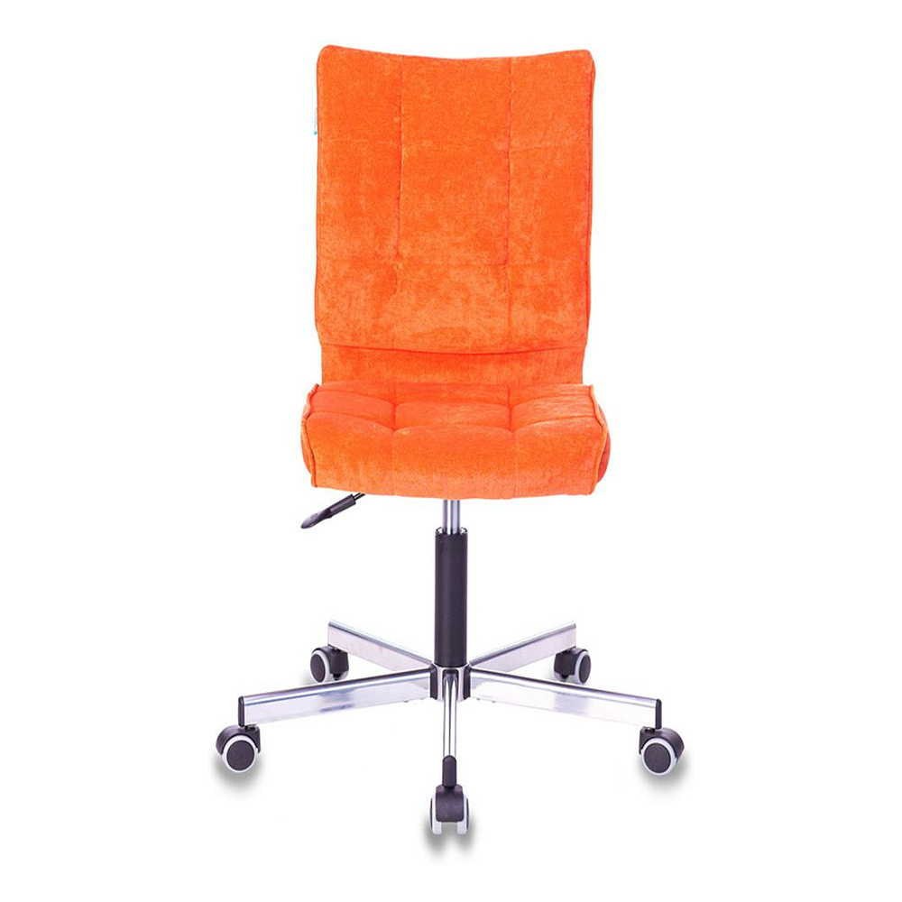 Кресло для персонала "Бюрократ СH-330M/LT", ткань, металл,  оранжевый  - 2