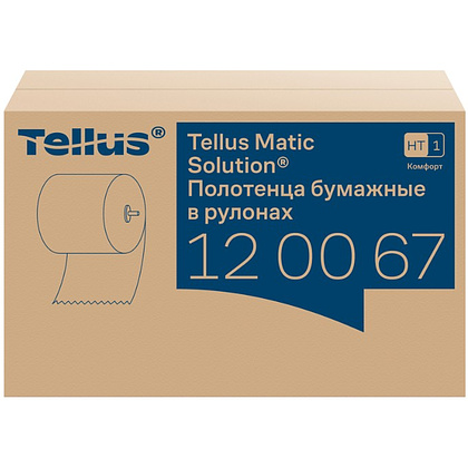Полотенца бумажные Tellus Matic Комфорт, в рулонах, 2 слоя, H1, 150 м - 3