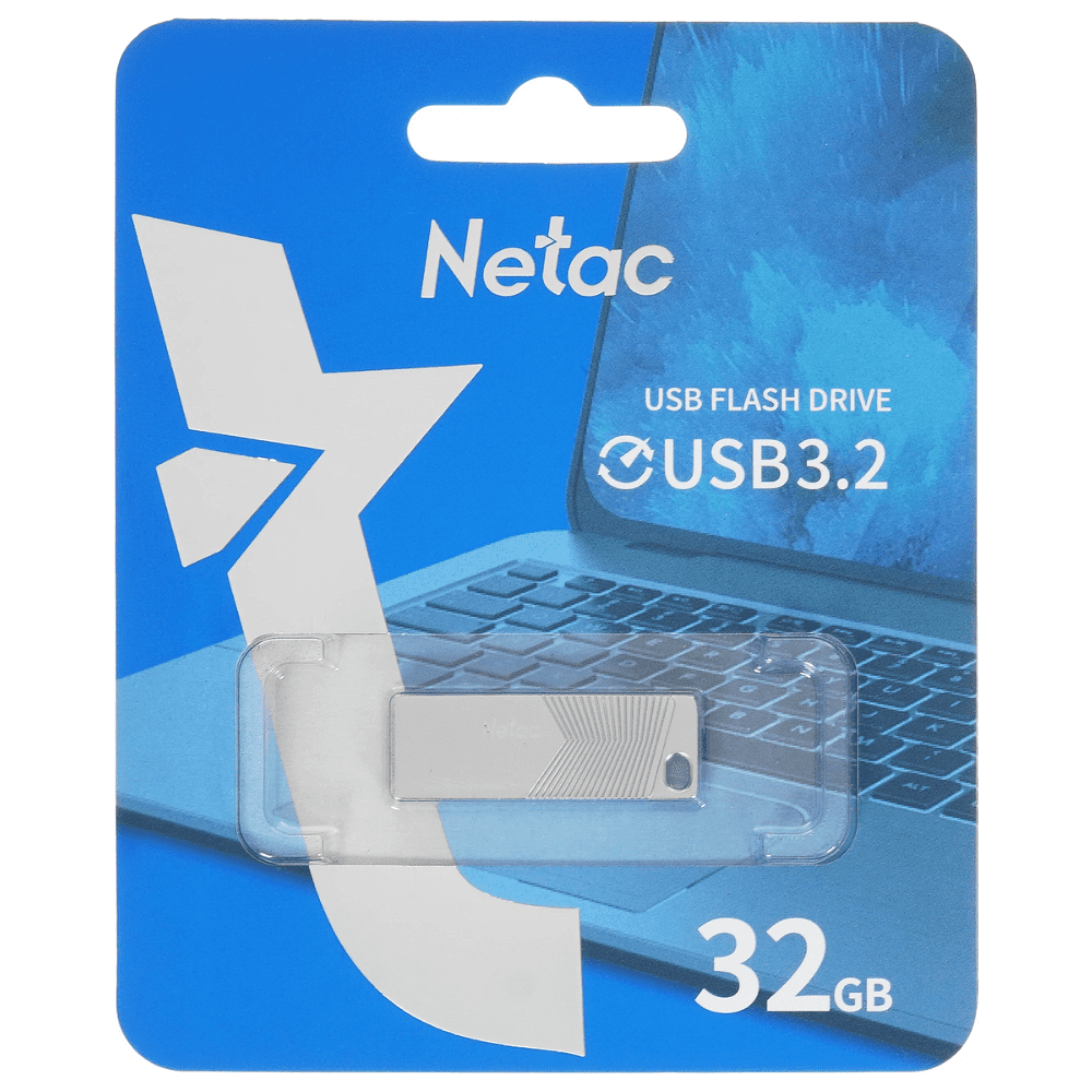 USB Flash накопитель 3.2 32 Gb Highspeed UM1, металл, Netac