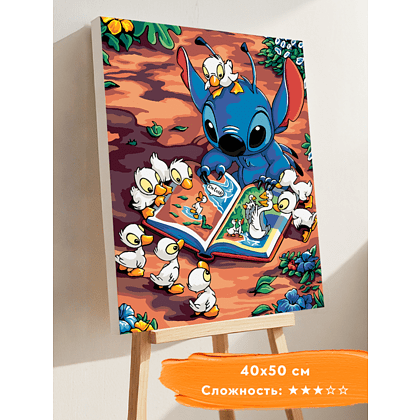 Картина по номерам "Стич" - 4 Картина по номерам "Стич" - 4