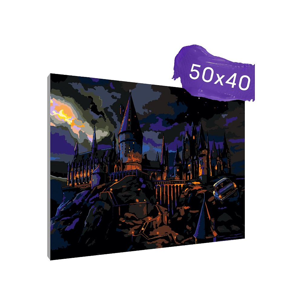Картина по номерам "Гарри Поттер. Замок Хогвартс" - 2 Картина по номерам "Гарри Поттер. Замок Хогвартс" - 2