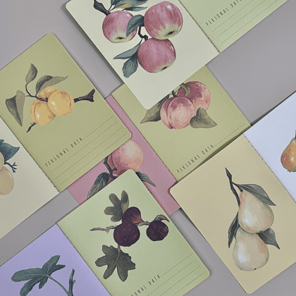 Тетрадь "Flora. Paradise. Абрикосы", A5, 40 листов, клетка, белый, желтый - 8