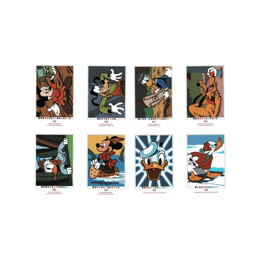 Раскраска по номерам на французском языке "Coloriages mystères Disney - Mickey, Donald & Co"  - 4