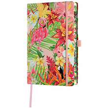 Блокнот "Eden Flamingo", А5, 96 листов, линейка, разноцветный