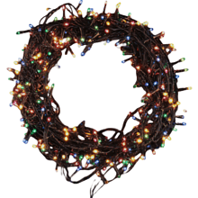 Гирлянда электрическая LED "Нить", 15 м, мультиколор