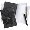 Тетрадь "Aesthetics черный цветок", А5, 48 листов, клетка, черный - 4