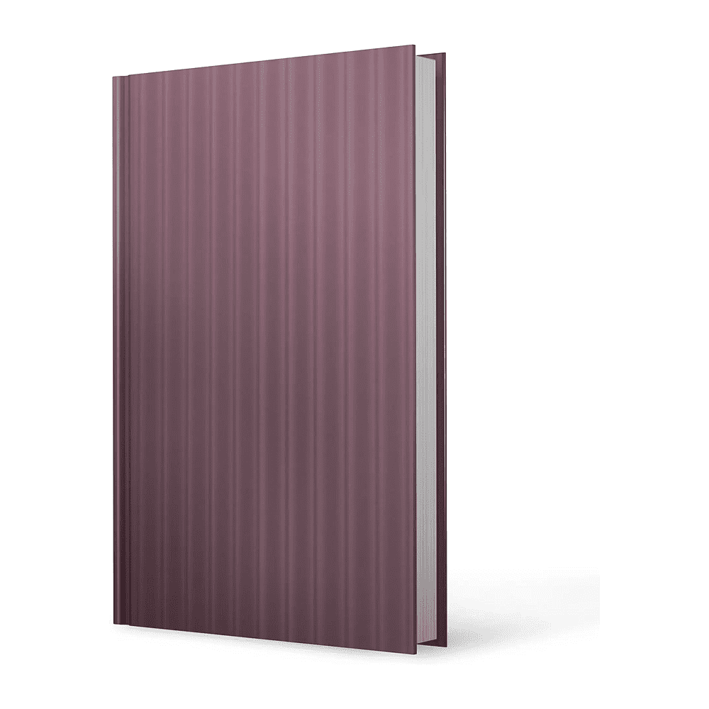 Книга записная "Stripes", А5, 128 листов, клетка, сливовый