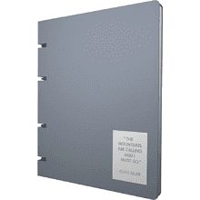 Тетрадь "Nuances. Дымка", А4, 120 листов, клетка, серый