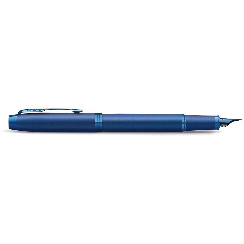 Ручка перьевая Parker "IM Monochrome F328", M, синий, патрон синий - 6