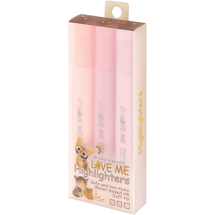 Набор маркеров текстовых “Love me”, 3 штук, ассорти