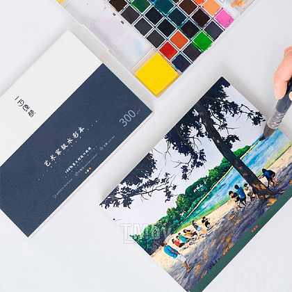 Блок-склейка бумаги для акварели "Himi Fabriano", 13,5x19,5 см, 300 г/м2, 20 листов - 3