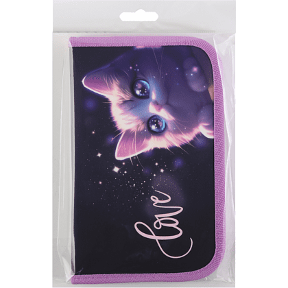 Пенал-книжка "Love cat", 1 отделение - 4