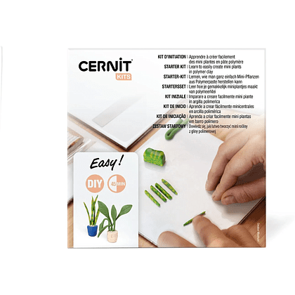 Полимерная глина "Cernit. Starter kit, tiny plants", набор - 2