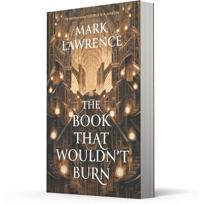 Книга на английском языке "The Book That Wouldn`t Burn", Lawrence M. - 2