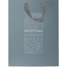 Пакет бумажный подарочный "Country", 14х19х9 см, ассорти