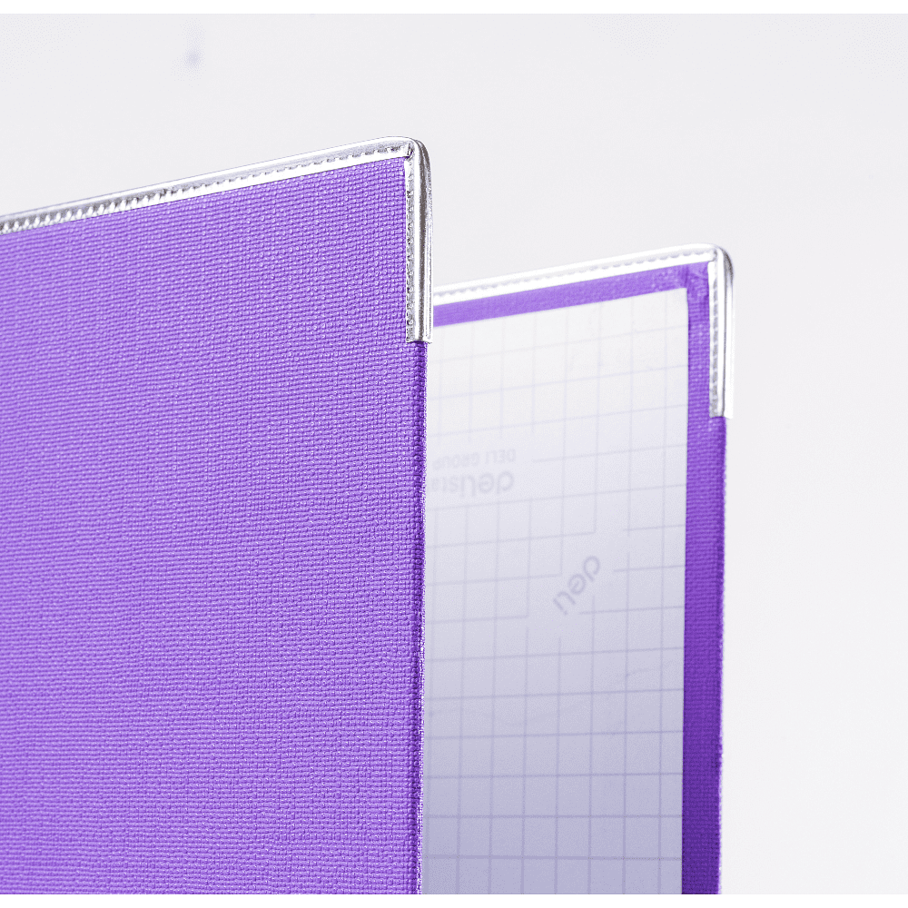 Папка-регистратор "Deli", А4, 50 мм, фиолетовый - 2