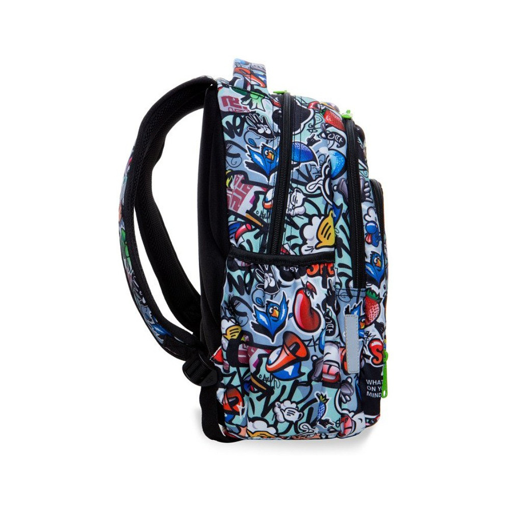 Рюкзак школьный CoolPack "Graffiti", S, разноцветный - 2
