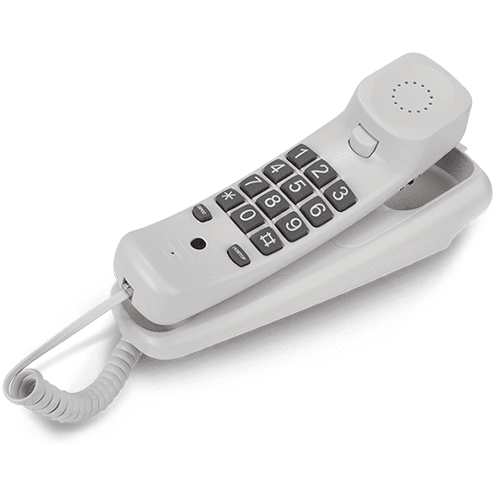 Телефонный аппарат Texet "TX-219", светло-серый