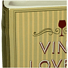 Ваза "Book Vino Lovers", 14.4х5.5х18.2 см, зеленый - 3