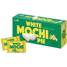 Моти "White Mochi Pie Banana Cream" со вкусом банана в белой глазури, 150 г