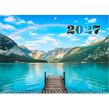 Календарь настенный "Пейзаж (№74)" 2027, А4, на 3-х спиралях