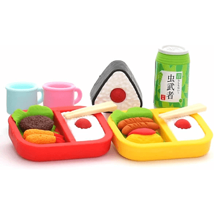 Набор ластиков "IWAKO Picnic", 6 шт, ассорти - 3