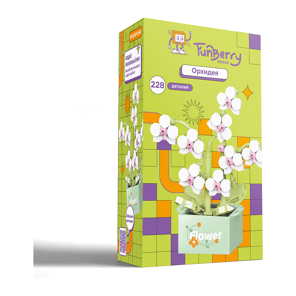Конструктор "Funberry Toy", "Орхидея", 228 элементов
