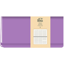 Планинг недатированный "Joy Book. Фиалковые сны", 170x95 мм, 64 листа, фиолетовый