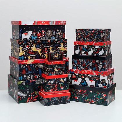 Коробка подарочная "Европейский", 15 шт