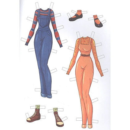 Книга "Вырежи куклу аниме. Аниме Куколки. Наряди меня" - 2