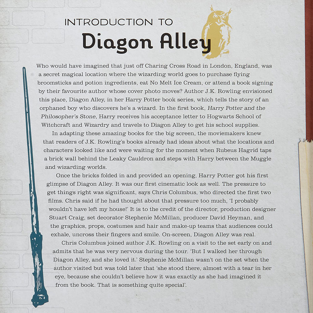 Книга на английском языке "Jody Revenson: Harry Potter. Diagon Alley. Movie Scrapbook",  Illustr. - 5